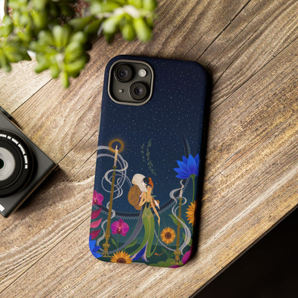 🌙🕯️ The Lady Of The Midnight Garden Phone Case – Art Deco Nocturne
