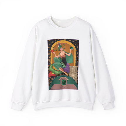 May & Emerald (from the Gem Series) by Sofia Chiostri Heavy Blend™ Crewneck Sweatshirt