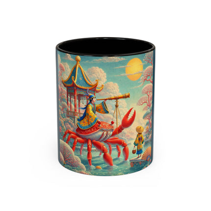 The Celestial Crab Navigator Colorful Mugs (11oz, 15oz)