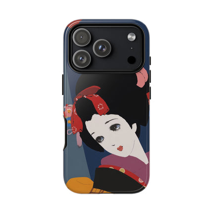 Geisha Portrait Phone Case – Elegant Beauty & Timeless Grace