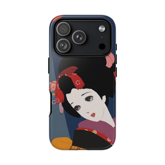 Geisha Portrait Phone Case – Elegant Beauty & Timeless Grace