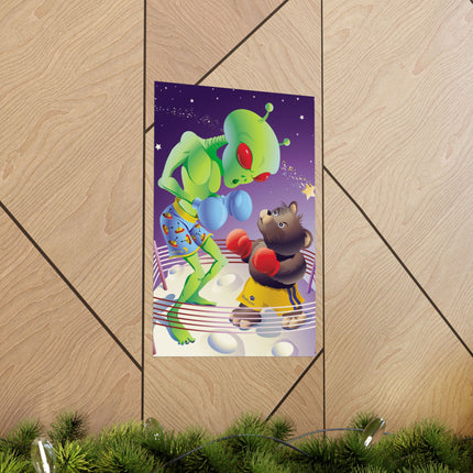 Cosmic Clash Premium Matte Vertical Posters