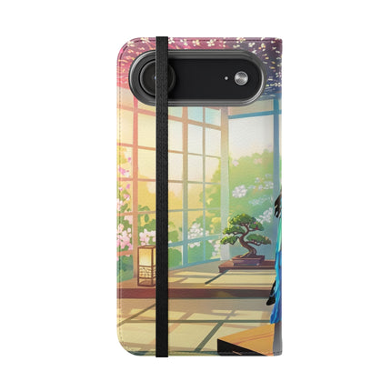 🎧🦜 Parrot DJ Flip Case – Neon Beats & Cyber Groove