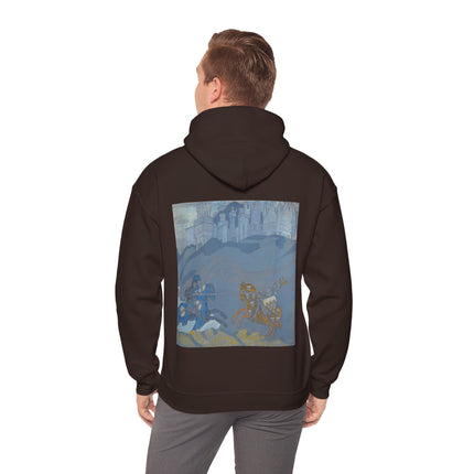 The Duel by Nicholas Roerich Unisex Heavy Blend™ Hooded Sweatshirt