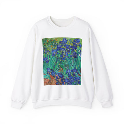 Irises by Vincent Van Gogh Heavy Blend™ Crewneck Sweatshirt
