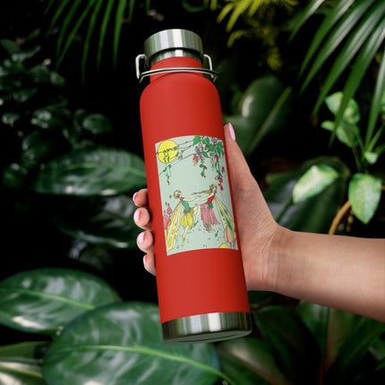 Moonlit Dance of Enchanting Fairies Copper Vacuum Insulated Bottle, 22 oz