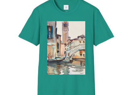A Bridge and Campanile, Venice by John Singer Sargent Softstyle T-Shirt