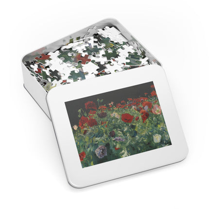 Poppies (A Study of Poppies for Carnation, Lily, Lily, Rose) by John Singer Sargent Puzzle (30, 110, 252, 500-Piece)