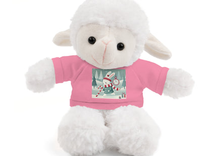 Candy Cane Timekeeper Bunny Stuffed Animals with Tee