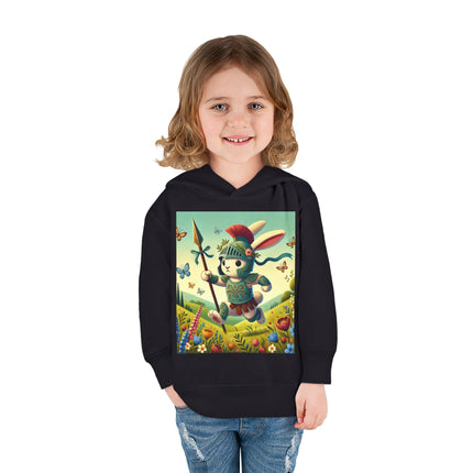 Rabbit Gladiator Toddler Pullover Fleece Hoodie