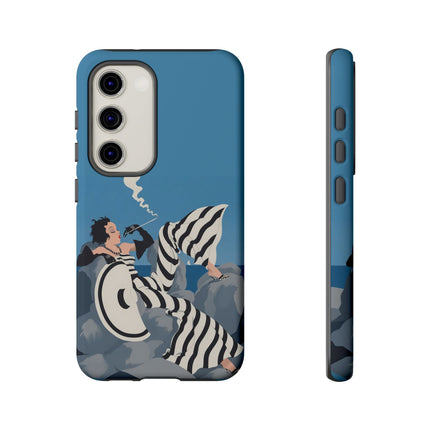 Art Deco Smoker Phone Case – Glamorous Lounging & Timeless Allure