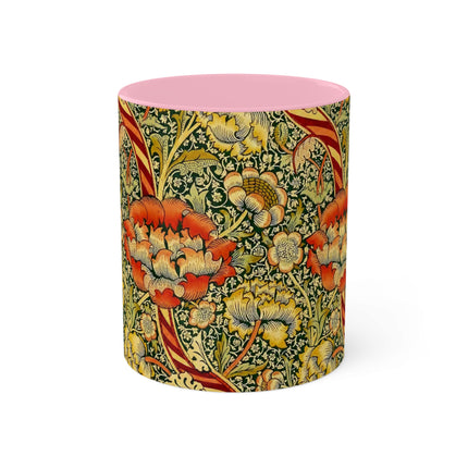 Chintz the Wandle Design by William Morris Colorful Mugs, 11oz