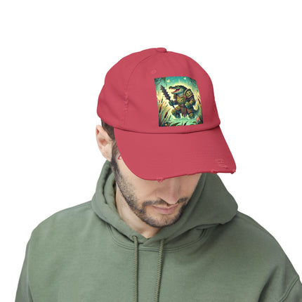 Swamp Tyrant Unisex Distressed Cap