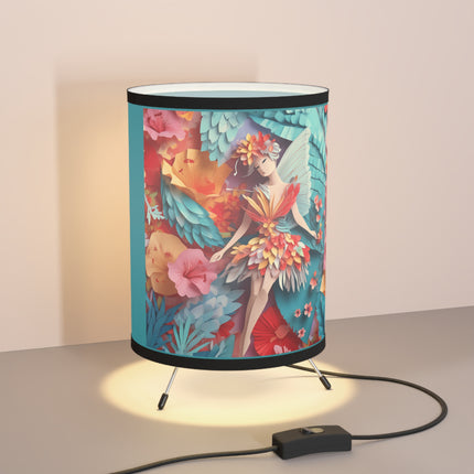 Hibiscus Fairy Tripod Lamp
