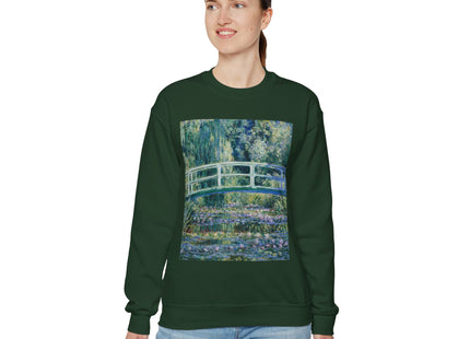 Water Lilies and Japanese Bridge by Claude Monet Heavy Blend™ Crewneck Sweatshirt