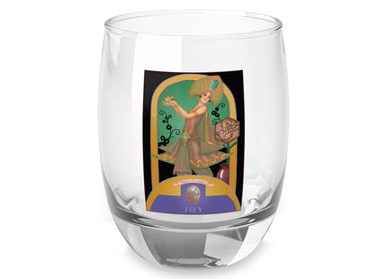 October & Opal, Tourmaline (from the Gem Series) by Sofia Chiostri Whiskey Glass
