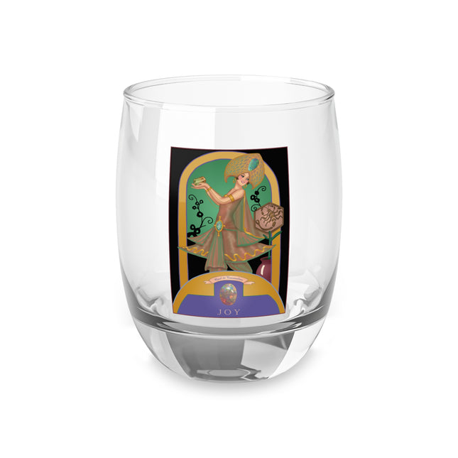 October & Opal, Tourmaline (from the Gem Series) by Sofia Chiostri Whiskey Glass