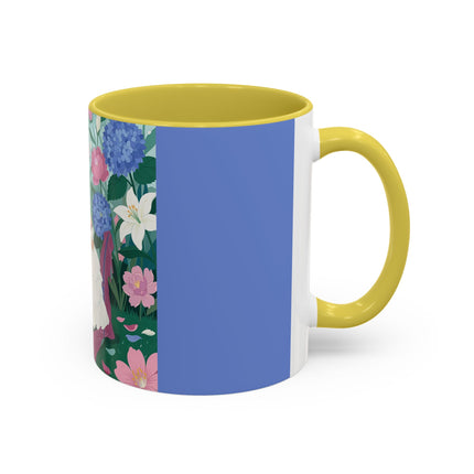 The Ladies Of The Blossoming Vanity Colorful Mugs – Art Deco Floral Elegance