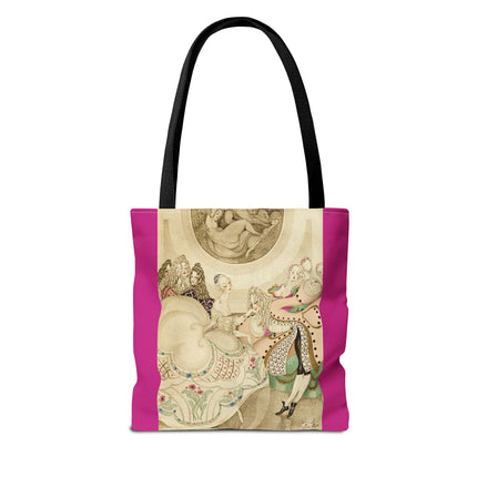 Sur talons rouges by Gerda Wegener Tote Bag (AOP)