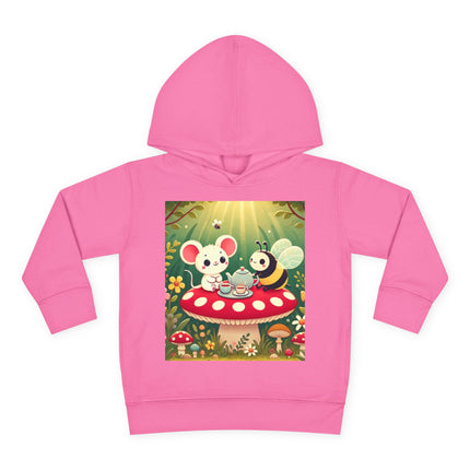 Tea Time Friends Toddler Pullover Fleece Hoodie