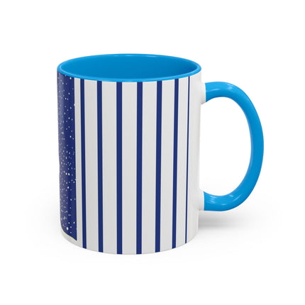 Snowman in Falling Snow Colorful Mugs (11oz, 15oz)