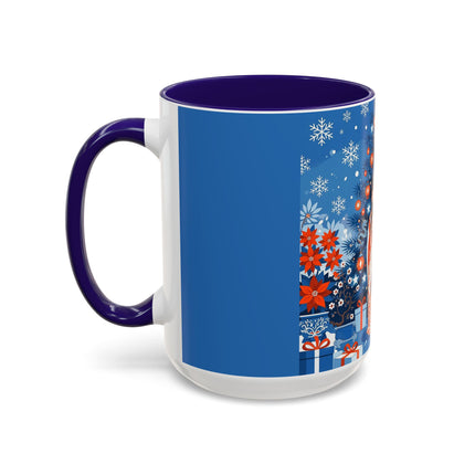🎋❄️ The Winter Lantern Celebration Colorful Mug – Elegant Asian Christmas Fantasy