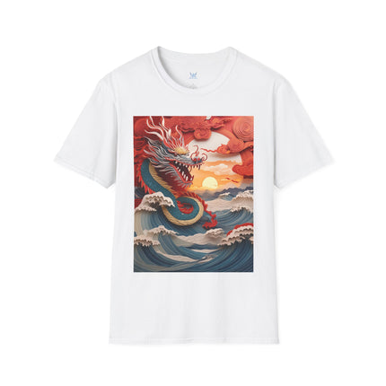 Stormbound Dragon Garment-Dyed T-shirt Softstyle T-Shirt