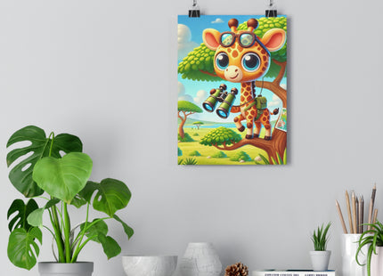Giraffe Lookout Giclée Art Print