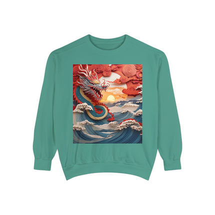 Stormbound Dragon Garment-Dyed Sweatshirt