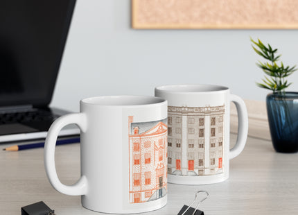 Amsterdam Canal Houses by Johan Teyler Ceramic Mug 11oz