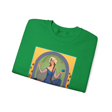 December & Tanzanite (from the Gem Series) by Sofia Chiostri Heavy Blend™ Crewneck Sweatshirt