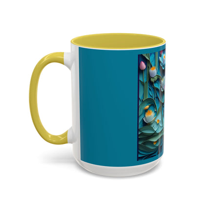 Ethereal Moonlit Lake Colorful Mugs (11oz, 15oz)