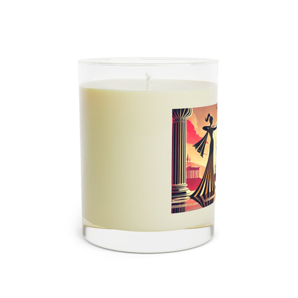 Art Deco Valentine's Romance Scented Candle - Full Glass, 11oz