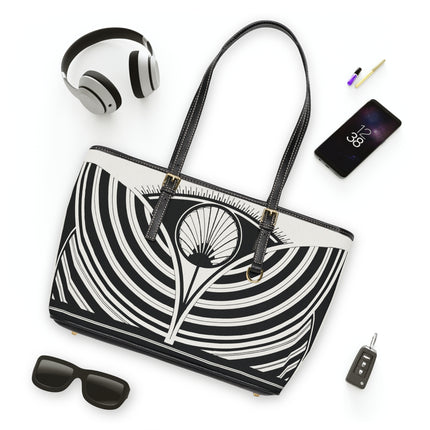 Floral Pattern by Samuel Jessurun de Mesquita PU Leather Shoulder Bag