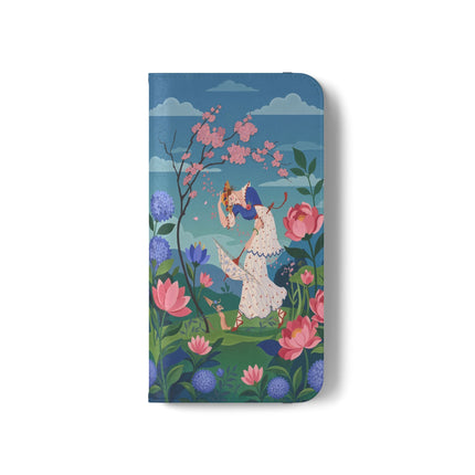 🌸🌿 The Garden Hide-And-Seek Flip Case – Art Deco Floral Whimsy