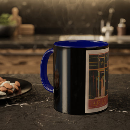 Pompeii Walls Pl.04 by Victor Steeger Colorful Mugs, 11oz