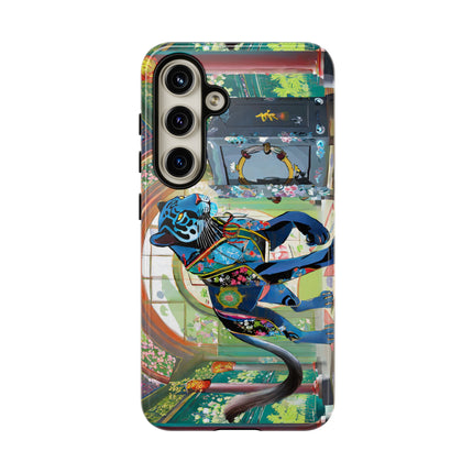 Cyber Panther's Hunt Phone Cases
