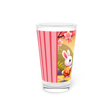 Whimsical Springtime Exchange Glass, 16oz