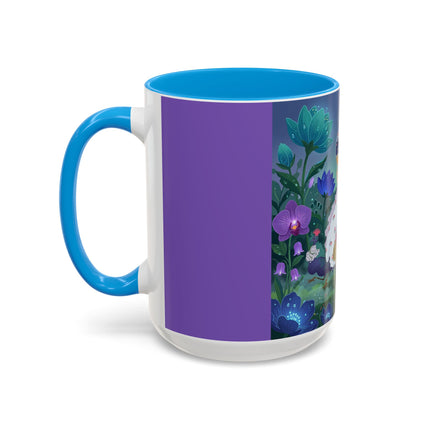 The Ladies Of The Moonlit Garden Colorful Mugs – Art Deco Floral Elegance