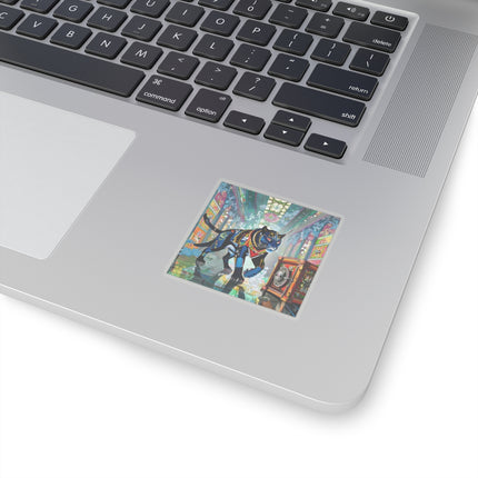 Cyber Panther's Hunt Kiss-Cut Stickers (4 Sizes)
