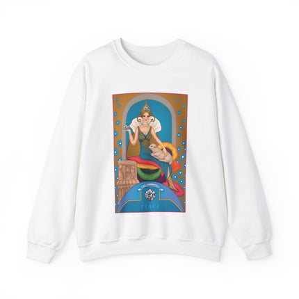 April & Diamond (from the Gem Series) by Sofia Chiostri Heavy Blend™ Crewneck Sweatshirt