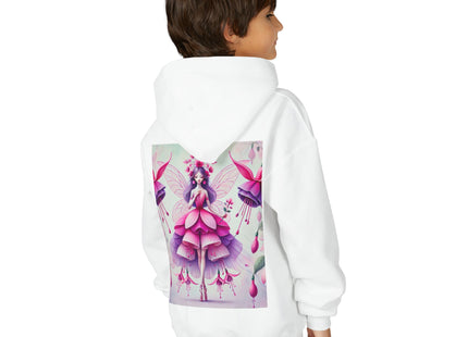 Fuchsia Fairy Youth Heavy Blend Hooded Sweatshirt