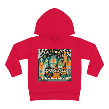 Night of the Trick-or-Treating Owlets Toddler Pullover Fleece Hoodie