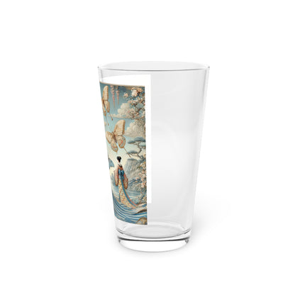 Butterfly Empress Pint Glass – Graceful Butterflies & Timeless Elegance