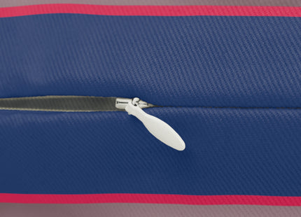 Smoke and Secrets: A Glamorous Encounter in Prohibition Era Spun Polyester Lumbar Pillow