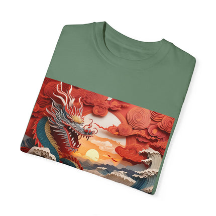 Emergence of the Dragon Unisex Garment-Dyed T-shirt