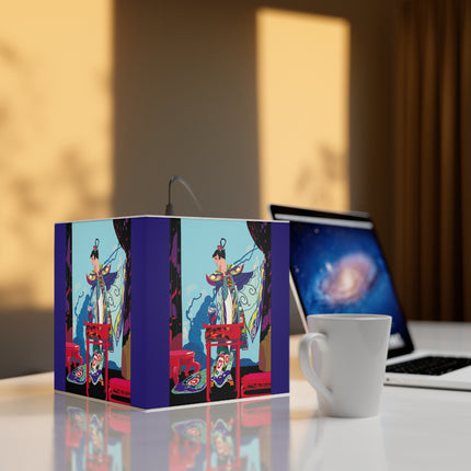 A Visual Journey by Umberto Brunelleschi Light Cube Lamp