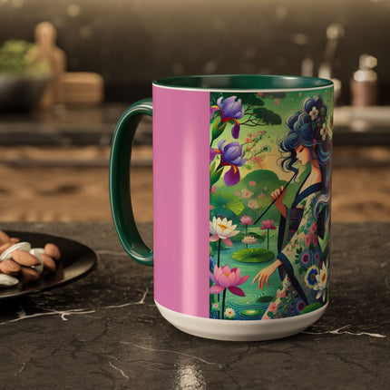Fairy of the Koi Pond Colorful Mugs (11oz, 15oz)