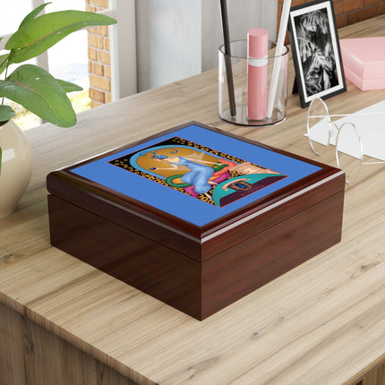 September & Sapphire (from the Gem Series) by Sofia Chiostri Jewelry Box