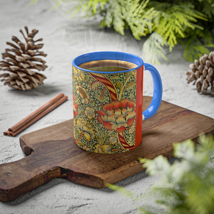 Chintz the Wandle Design by William Morris Colorful Mugs, 11oz